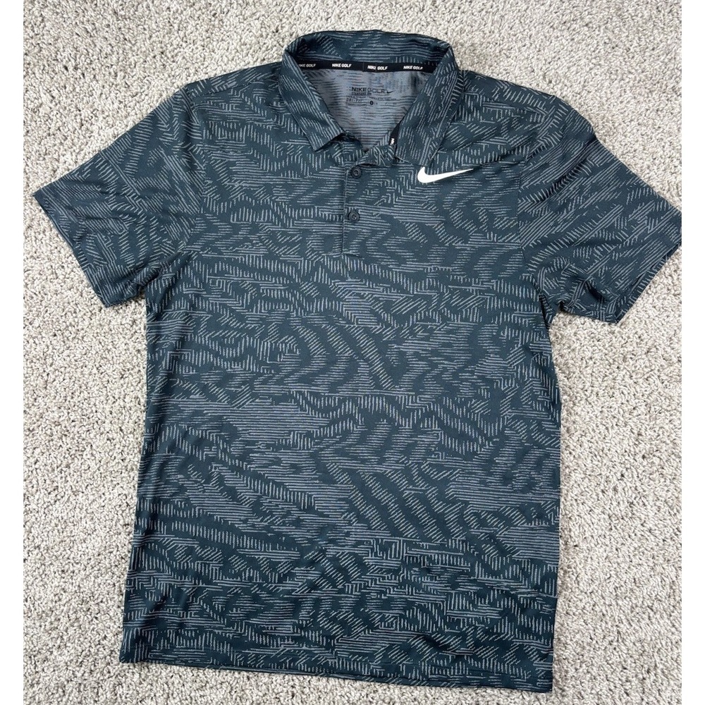 Nike Golf Standard Dri Fit Polo Shirt Performance Mens Small - Picture 2 of 7
